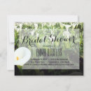 Search for calla lilies bridal shower invitations Green