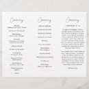 Search for trifold wedding programs Modern