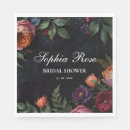 Search for black floral napkins Sophisticated