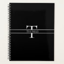 Search for monogram planners Black and white
