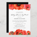 Search for poppy baby shower invitations Shower by mail