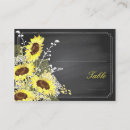 Search for sunflower place cards Chalkboard