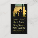 Search for pet and house sitting business cards Cat