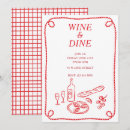 Search for wine and dine invitations Dinner party