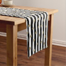 Search for white and gold table runners Black