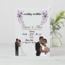 Search for african american wedding invitations Bride and groom