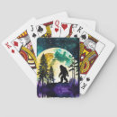 Search for bigfoot playing cards Full moon