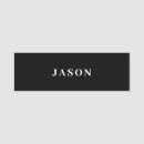 Search for sales name tags Black and white