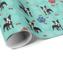 Search for boston terrier wrapping paper Paw