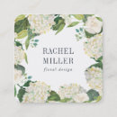 Search for hydrangea business cards Florist
