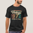 Search for vintage 1972 tshirts Birthday