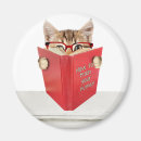 Search for funny cat magnets Red