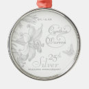 Search for 25th anniversary ornaments Floral
