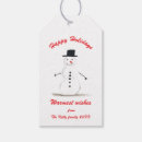 Search for snowman gift tags Seasonal