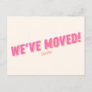 Search for funny change of address postcards Modern