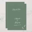 Search for olive green thank you cards Minimal