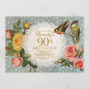 Search for bird birthday invitations Floral