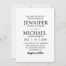 Search for plain white invitations Classic