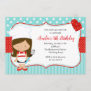 Search for cooking birthday invitations Kids