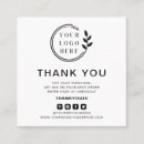 Search for thank you for your purchase business cards Supporting small business