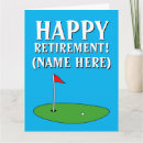 Search for funny golf retirement cards Retiring