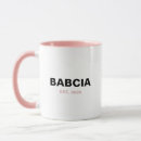 Search for babcia mugs For her