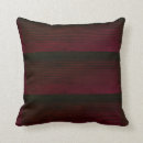 Search for black and burgundy pillows Stripes