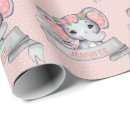 Search for baby girl wrapping paper Elephant
