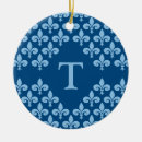 Search for fleur de lis ornaments Blue