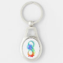 Search for autism keychains Rainbow