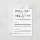 Search for minimalist wedding advice cards Black and white