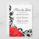 Search for red black save the dates Elegant