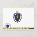 Search for state flag postcards Massachusetts
