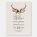 Search for burgundy floral wedding signs Welcome