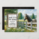 Search for horseback riding invitations Rustic