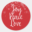 Search for peace love joy stickers Happy new year