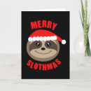 Search for sloth christmas cards Festive