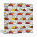 Search for cars binders Red car