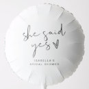 Search for engagement balloons Black and white