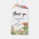 Search for succulent baby shower favor tags Fiesta
