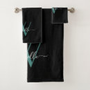 Search for aqua turquoise teal bath towels Black