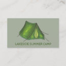 Search for tent business cards Green
