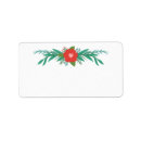 Search for christmas business labels Floral