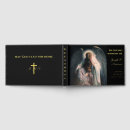 Search for catholic funeral guest books Elegant