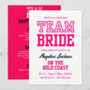 Search for hot pink bachelorette party invitations Beach