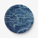 Search for circuit paper plates Blue