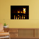 Search for fireplace posters Flame