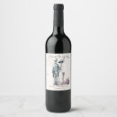 Search for halloween wine labels Skeleton