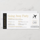 Search for going away invitations Bon voyage