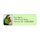 Search for parrot return address labels Red